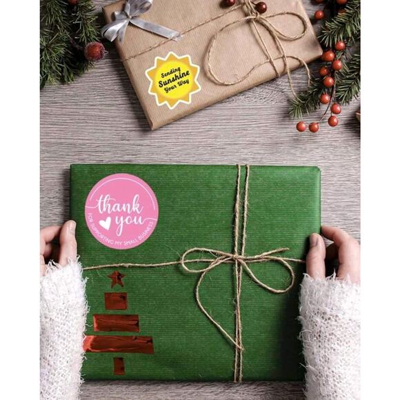 x60 "Thank you for supporting my small business" sticker - Picture 3 of 3